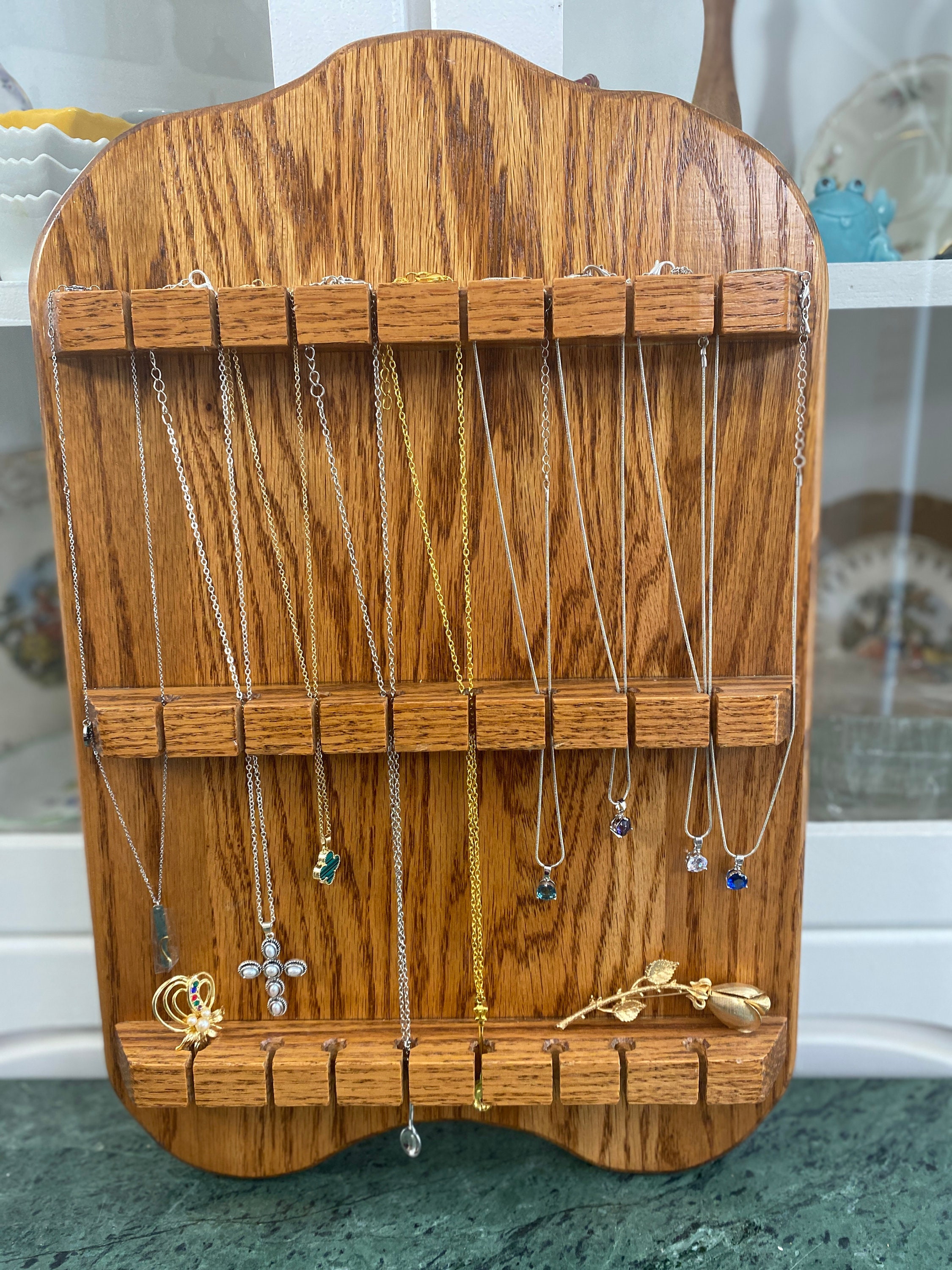 Vintage Jewelry Rack, Vintage Spoon Rack, Necklace Rack, Pendant ...