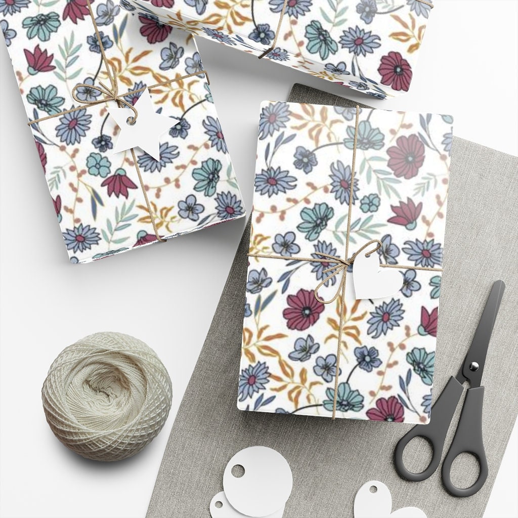 Pine Kaleidoscope Wrapping paper — Kristin MacKenzie Design