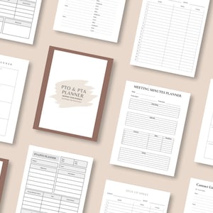 PTO/PTA Staff Planning Kit - Boost Productivity and Organization