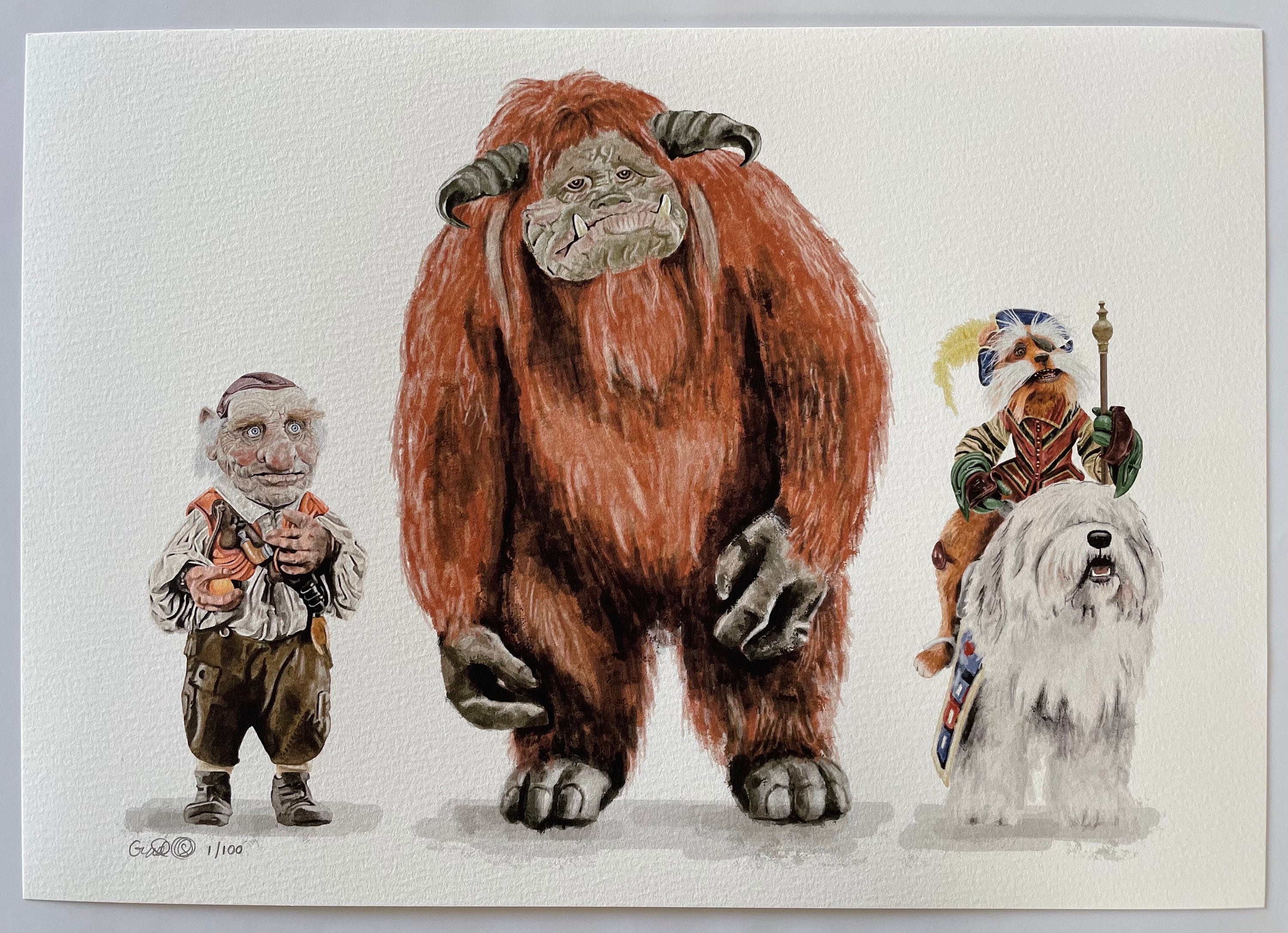 Labyrinth Rocks Friends Labyrinth Friends - Limited Edition of 100 - Labyrinth Movie David ...