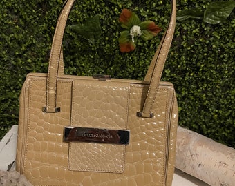 DOLCE & GABBANA Leather Mini Bag - Etsy