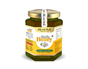 Raw Garlic Honey for Immune System Support