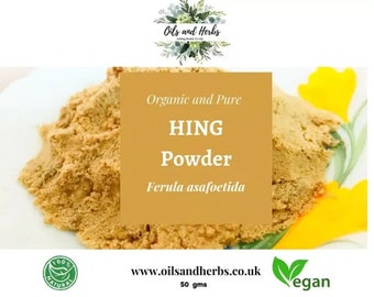 Organic Hing Powder – Ferula asafoetida – 100% Natural- No fillers, binders or other additives