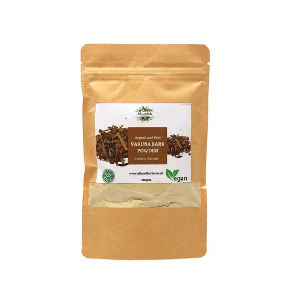 Pure Organic Varuna Bark Powder - Crataeva nurvul - Traditional Herbal Supplement -100% Pure and Natural - No fillers and binders