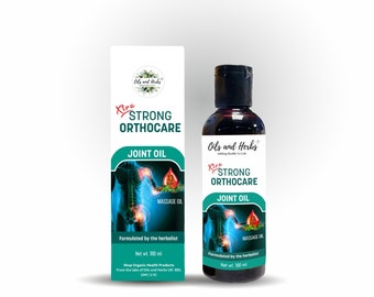 Strong Orthocare Joint massage Oil- Long-Lasting Relief - 3xfaster action-Enriched with 13 Essential Herbs- Formualted by Herbalist