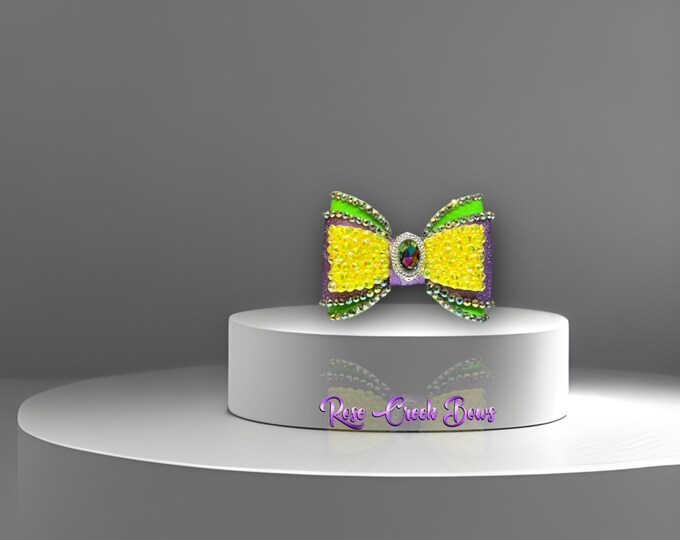 Dog Show Bow Barrette for biewer Terriers, Yorkies, Shih Tzus and More