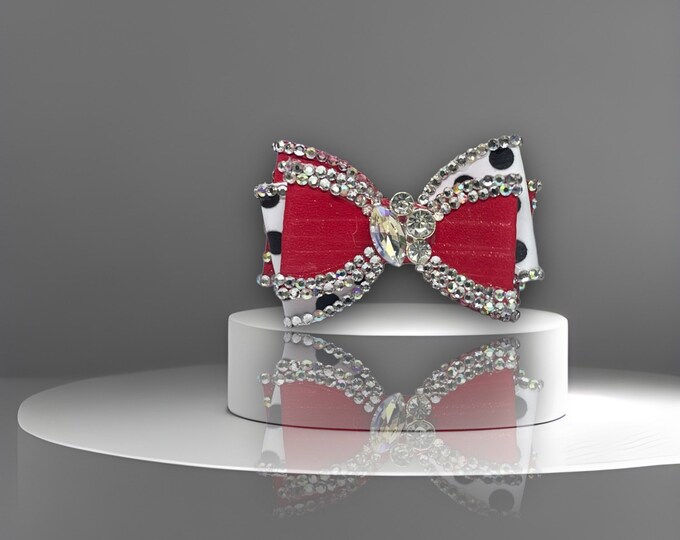 Boutique Dog Show Bow Barrette for biewer Terriers, Yorkies, Shih Tzus