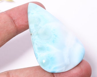 Natural Larimar Gemstone AAA Quality Larimar Loose Gemstone Larimar For GIft Jewelry Top Quality Larimar Gemstone AAA Loose Gemstone