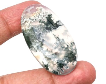 Natural Moss Agate Gemstone AAA Quality Moss Agate Loose Gemstone Moss Agate For GIft Jewelry Moss Agate Gemstone Top Quality Loose Stone