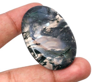 Natural Moss Agate Gemstone AAA Quality Moss Agate Loose Gemstone Moss Agate For GIft Jewelry Moss Agate Gemstone Top Quality Loose Stone