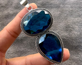 Natale Pietra Preziosa Tanzanite 925 Argento Sterling Handmade - Foto 12