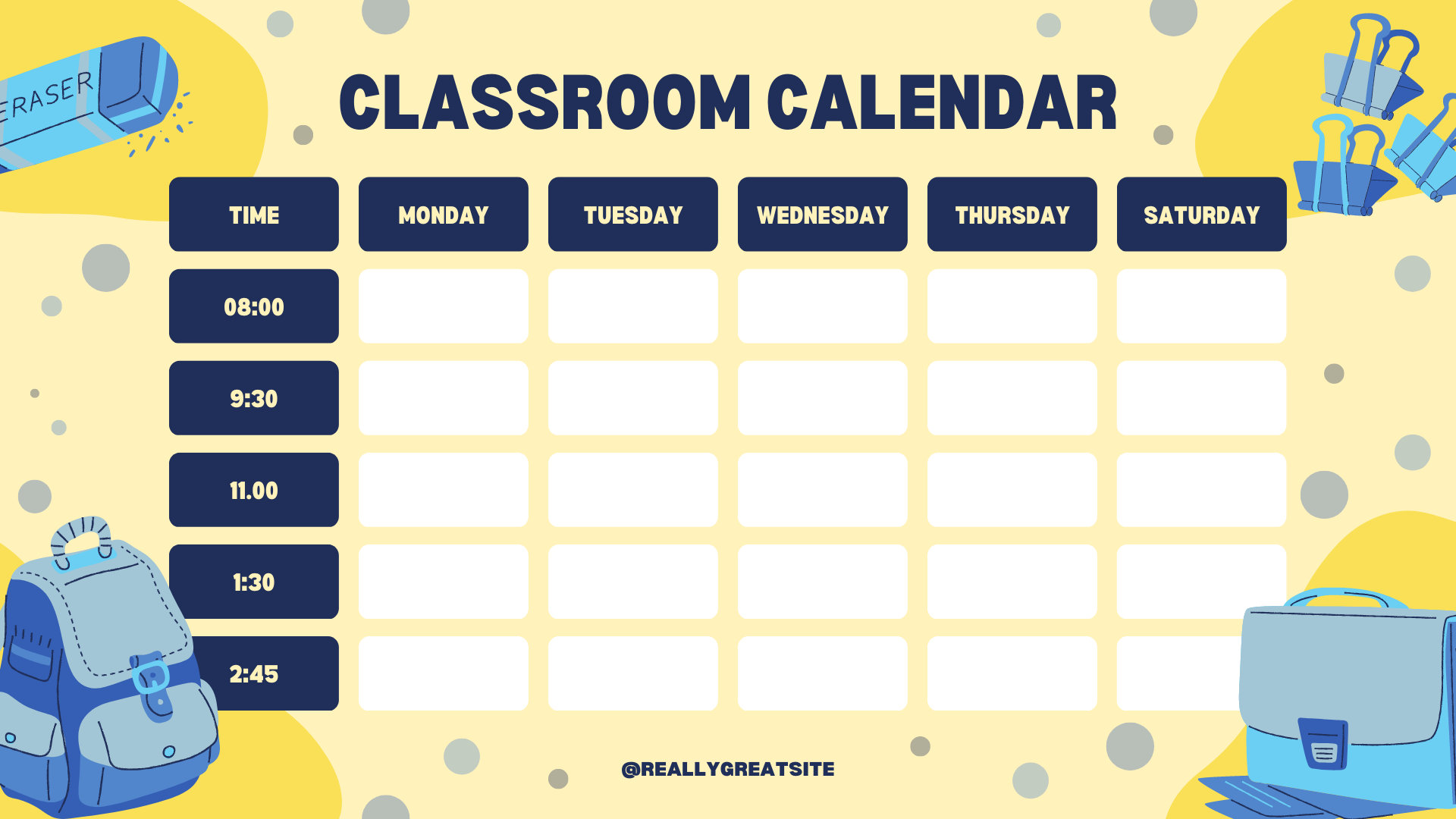 Printable Classroom Daily Time Chart Classroom Schedule - Etsy