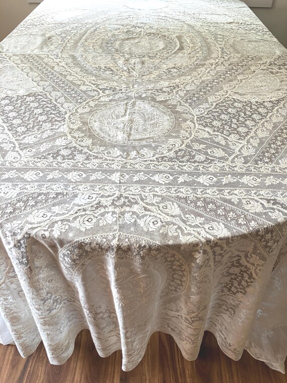 ノルマンディレースベッドカバー