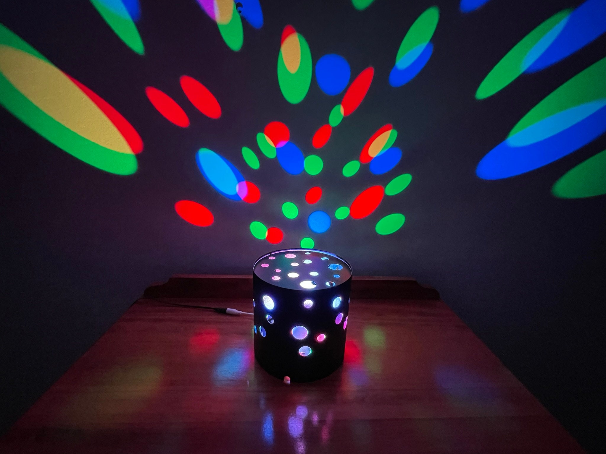 Led Rests 6 Inch Decorative Cylinder Light Rests on Surface, and Projects Super ...