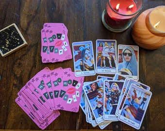 Mean Tarot - Tarot Cards inspired by "Mean Girls" - Gift for Her, Gift for BFF, Witchy Gift, So Fetch