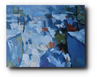 シスレー 冬の風景 油彩画 シスレー 冬の風景 油彩画 シスレー作品購入へ 印象派代表する風景画家