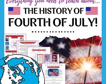 Fourth of July Unit Study/ 4th of July Unit Study / United States History / 4th of July School Project / USA Unit Study / Homeschool Project