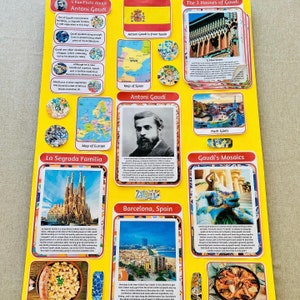 Antoni Gaudi Unit Study | Spain Unit Study | SPAIN Europe Spanish Unit ...