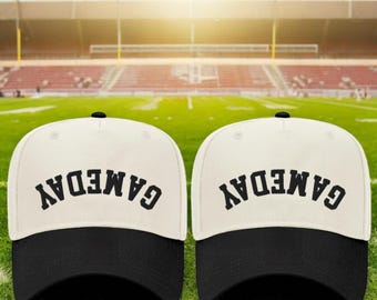 Gorra bicolor invertida para el día del partido, ideal como regalo para aficionados al fútbol, gorra de camionero para portón trasero de fútbol, unisex.