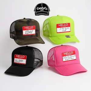 Mystery trucker Roulette!  Hello im Hilarious, random party hats perfect bachelorettes, girls’ trips birthdays. Fast ship! Grab bag inappro