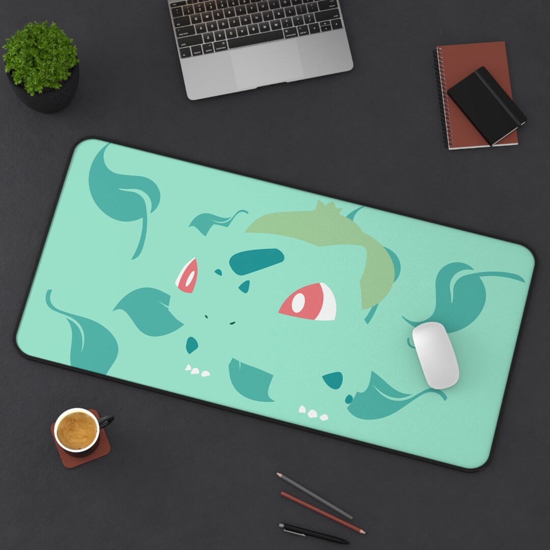 BULBASAUR DESK MAT Playmat Xl Mouse Pad 31 Inch Wide Etsy