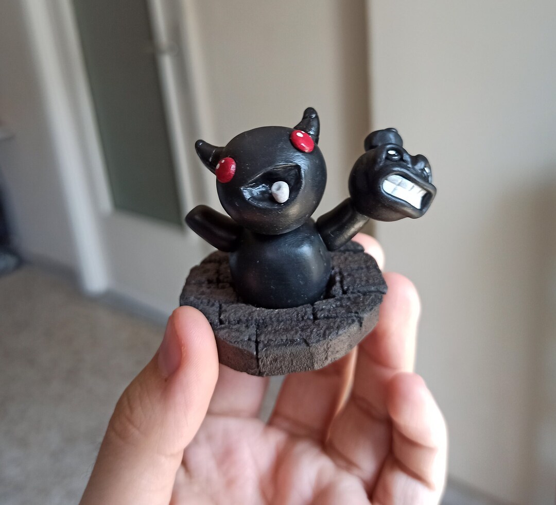 The Binding of Isaac Little Horn Mini Figure Polymer Clay Etsy
