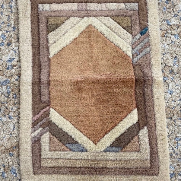 Vintage Nepali Gabbeh Rug