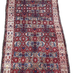 Antique Lilihan Mallayer Persian Runner Rug