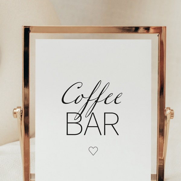 Coffee Bar Sign Printable - Etsy