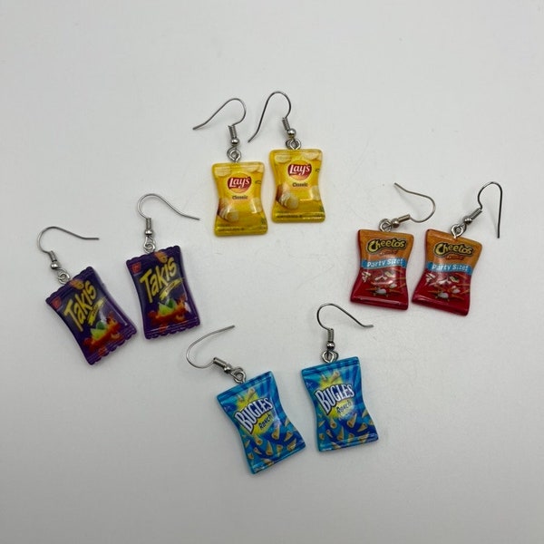 Chips Earrings (Takis, Cheetos, Lays, Bugles, etc.)