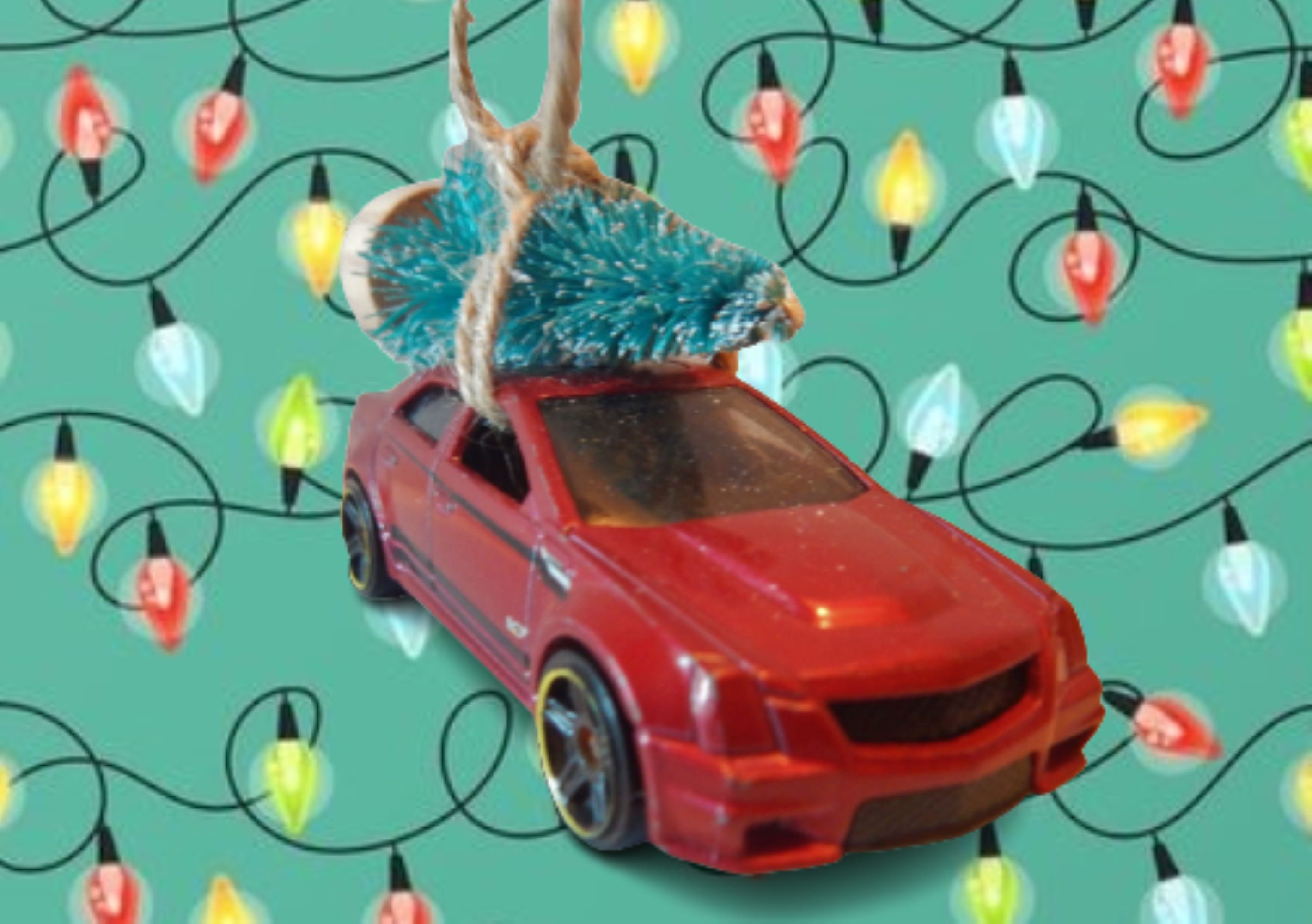 hot-wheels-christmas-tree-ornament-2009-cadillac-ct5-v-mattel-toy-red