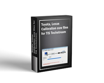 File cuw di calibrazione Toyota e Lexus per TIS Techstream (download digitale)