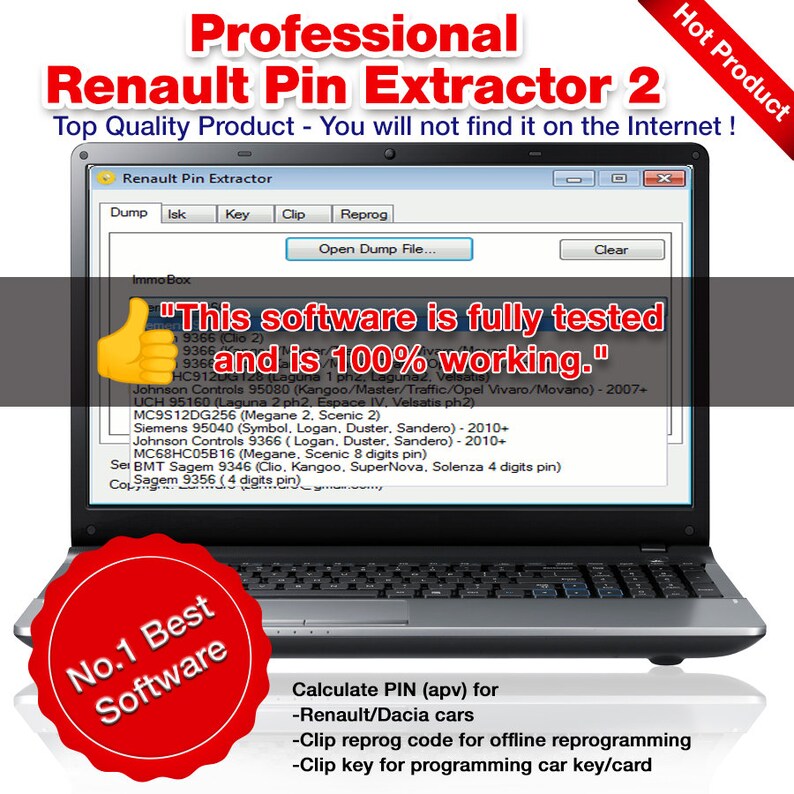 Renault Pin Extractor 2 digital Download - Etsy