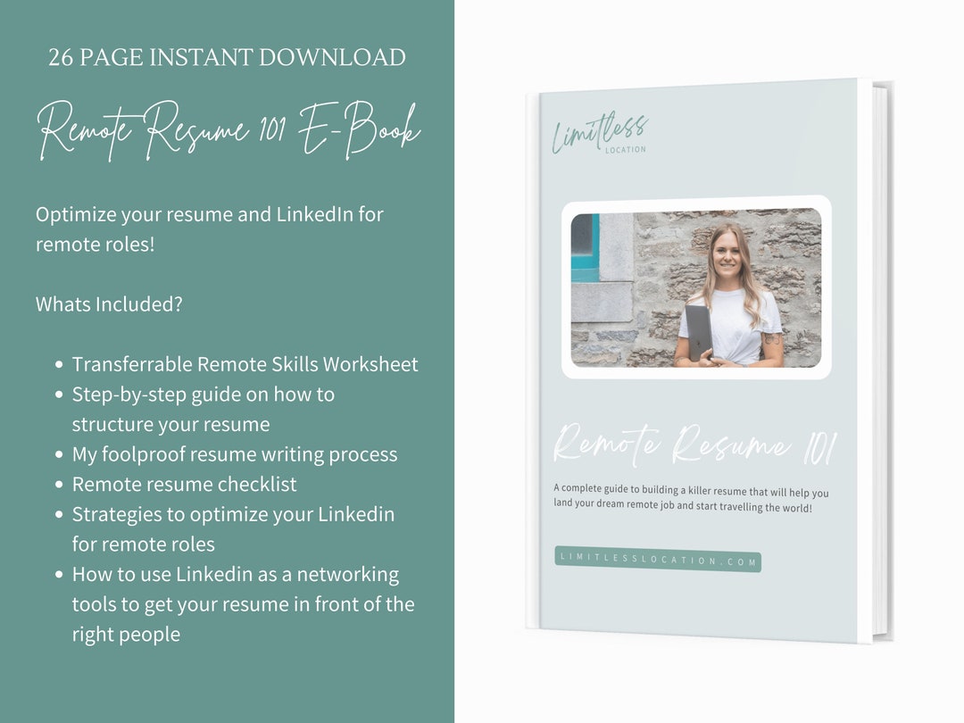 Remote Work Ultimate Guide to Remote Job Resume Building Ebook PDF