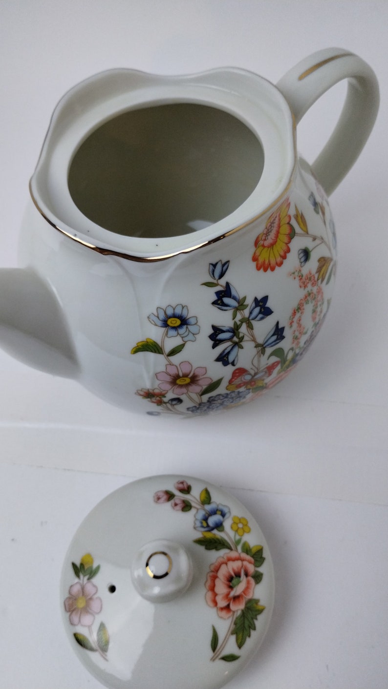 Beautiful 1989 JAPAN Robinson Design Group Floral Teapot W Lid Etsy