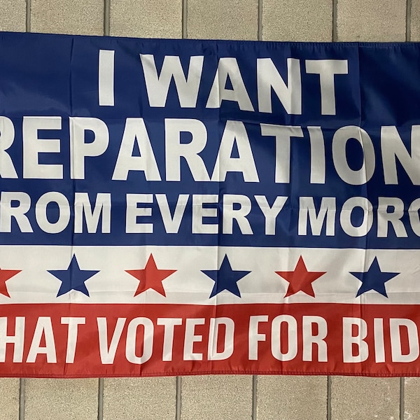 Biden Voters Are Morons Flag FREE SHIP Biden Sucks Vote President Trump Republican Guns Liberals Suck Sign Poster Usa 3x5' Single