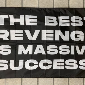 Gym Motivation Flag FREE SHIP Revenge Through Success Lift Athlete Man Cave Get Sh*t Done Hustle Money Sign Poster Usa 3x5' Single Side