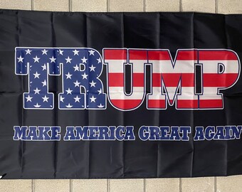 Donald Trump Flag FREE SHIP Maga Red White Blue Guns Freedom Save America Republican Pres Liberals Suck Sign Poster Usa 3x5' Single Side