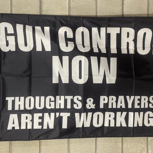 Prohibir las armas de asalto ahora Bandera BARCO GRATIS Dios Libertad América Niños Prohibir Control de armas 2da Enmienda Cartel Cartel Usa 3x5' Lado Único
