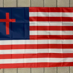 Christian Faith Flag FREE SHIP Freedom Jesus Savior Lord God Save America Bible Study Church Preach Pray Sign Poster Usa 3x5&#39; Single