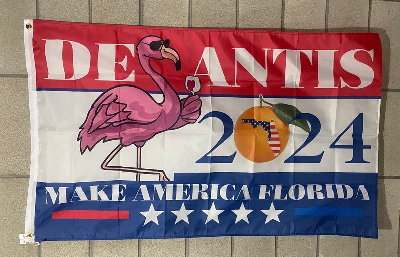 Ron Desantis for President 2024 Flag FREE SHIP Donald Trump Etsy
