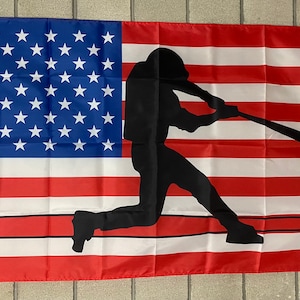 Baseball Flag FREE SHIP Major League MLB Little League Baseball Pitch Hit Run Summer America usa Sign Poster 3x5&#39; Single Side