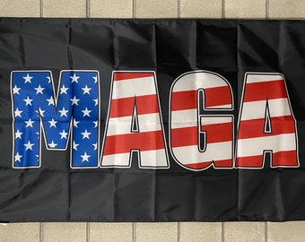 Donald Trump Flag FREE SHIP Maga Red White Blue Guns Freedom Save America Republican Pres Liberals Suck Sign Poster Usa 3x5' Single Side