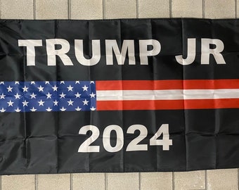 Donald Trump Jr President 2024 Flag FREE SHIP God Freedom Cheap Gas Save America Republican Guns Libs Suck Sign Poster Usa 3x5' Single Side