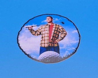 Happy Gilmore Sticker – Funny 90s Adam Sandler Comedy Movie Decal for Fans