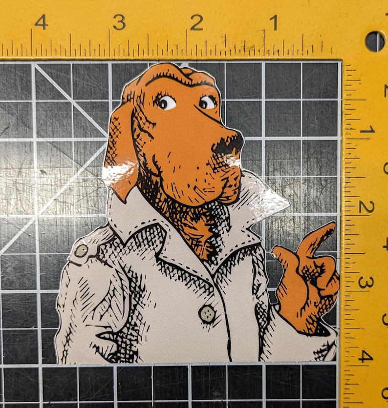 Retro DARE Program & McGruff Sticker McGruff