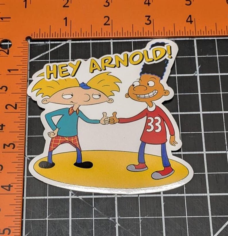 Hey Arnold Sticker | 90s Nickelodeon Cartoon, Retro Nostalgia Decal ...