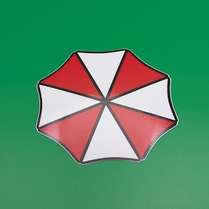 Umbrella Corp Logo Sticker | Resident Evil Biohazard Horror Gaming Decal