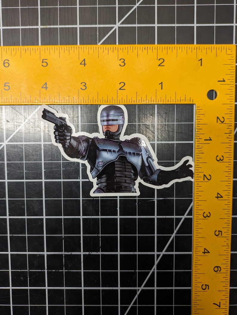 Robocop Decal Sticker - Etsy