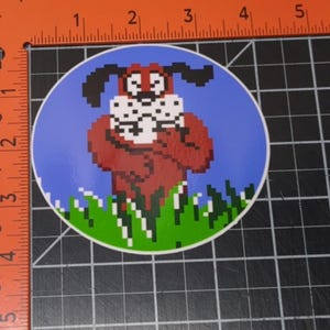 Duck Hunt Decal Stickers Dog